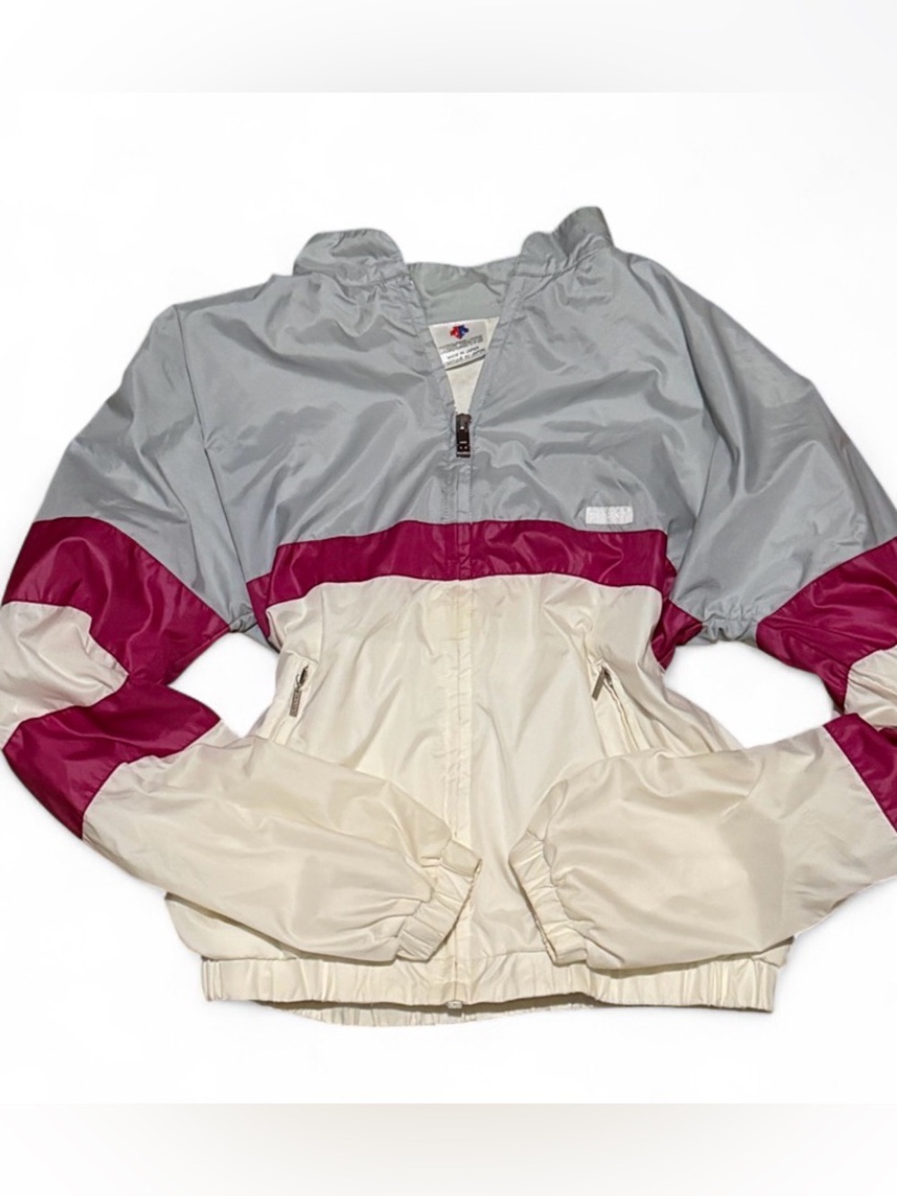 Vintage Descente Color Block Windbreaker Jacket
